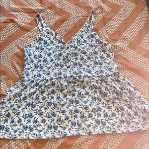 Floral Blouse With Buttons